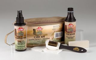 KIWI Military Desert Combat Boot Water Protection Cleaning Care Kit
