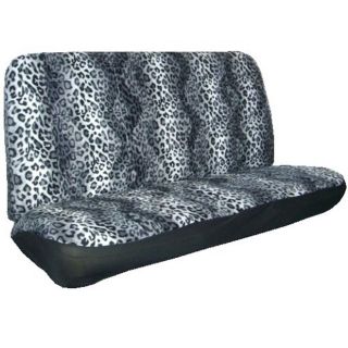 SNOW LEOPARD REAR BENCH SM TRUCK NEW SEAT COVERS NF