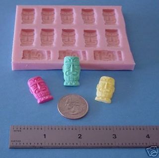 Silicone Tiki 5222 Soap Wax candle candy Embeds Mold