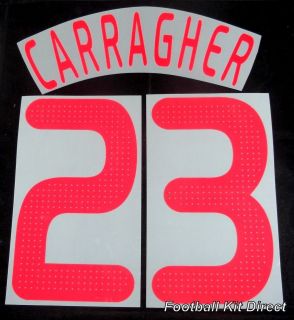 Liverpool Carragher 23 Uefa Champions League 2008/10 Football Shirt 