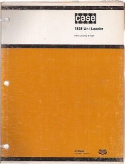 Case 1835 Uni Loader Skid Steer Loader Parts Manual