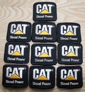 10 New CAT Caterpillar Diesel Power Shirt Patches Patch