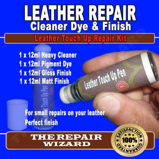 Leather Cleaner Touch Up Pen Repair Complete Set Easy Repair Scratches 