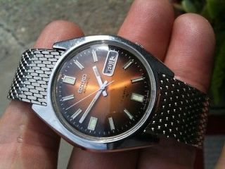   Seiko 70s Mens Watch 17Jewels. New Seiko Stainless Steel Mesh Band