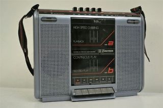 Emerson Dual Cassette Deck AM FM Boombox Radio CTR947 (For Parts)