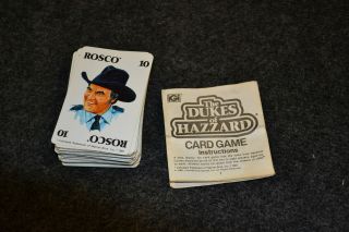 Dukes of Hazzard Uno Card Game #1025 1981 iGi COMPLETE