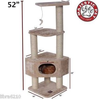   Majestic Pet 52 Inch Casita Cat Tree Furniture Scratching Post NEW