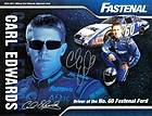2011 Carl Edwards #60 Fastenal AUTOGRAPHED *Nationwide Racing* Hero 