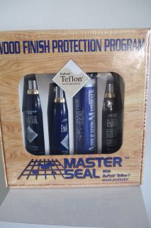 Master Seal DuPont Teflon Wood Finish Protection Program 4 Products 
