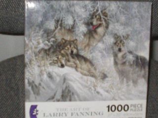 Larry Fanning Jigsaw puzzleFirst Summer grey wolves  New & Sealed