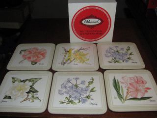 Pimpernel Christmas Cats Coasters Set of 5 Made in England Charming