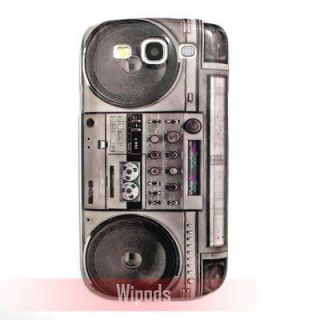 Cassette Tape Player Hard Case Cover Skin for Samsung Galaxy S 3 iii 