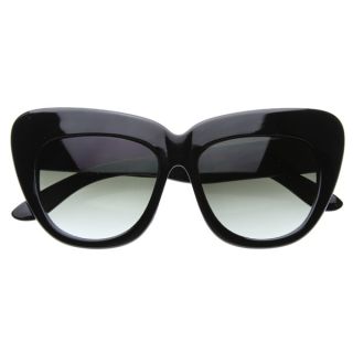   High Fashion Designer Inspired Bold Cat Eye Sunglasses Cateyes