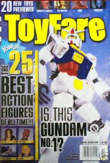   Magazine #38 Gundam/Transformers/He Man/25 Best Action Figures Ever