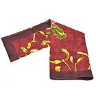 Authentic HERMES Large Scarf Green Red Yellow Purple Silk100 % Made in 