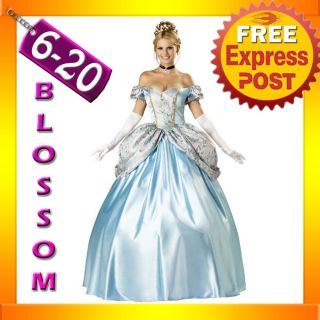 Cinderella Princess Fancy Dress Fairytale Costume 6 20