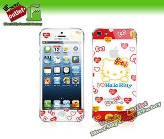 Heart Hello Kitty Front Back Full Cover Sticker Skin Protector for 
