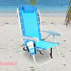 Ultimate Backpack Beach Chair with Cooler Pouch   LayFlat 5 position