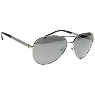 Coco CHANEL Sunglasses AUTHENTIC 4185 CH4185 Aviator Silver Denim CC 