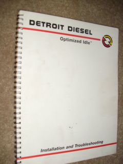   DIESEL ENGINE OPTIMIZED IDLE TROUBLESHOOTING YOUR ENGINE 7 CHAPTERS