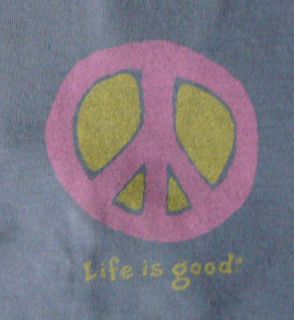 Life is good Womens Crusher tee   Elemental Peace   New with tags