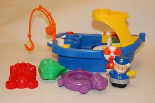 Fisher Price Little People Fishing Boat with Accessories
