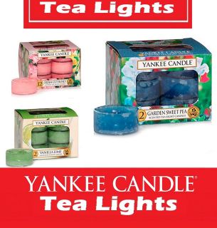 Yankee Candle Scented Tea Lights Box Set of 12 Christmas & Regular 