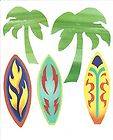 Pottery Barn Wallies 50pc Palm Trees Wall Paper Cut Out