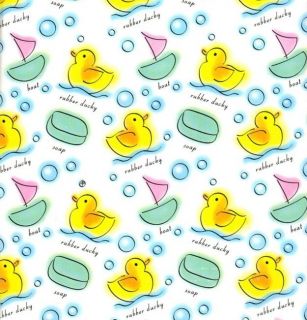RUBBER DUCKY GIFT WRAPPING PAPER   Large 6 Sheet