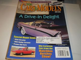 TOY CARS & MODELS magazine & Price Guide,june 2005, Hot Wheels, Promo 