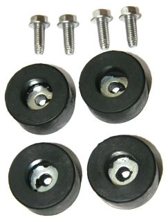 Air Compressor Rubber Feet / Foot Mount Set of 4 W/ Mounting Screws