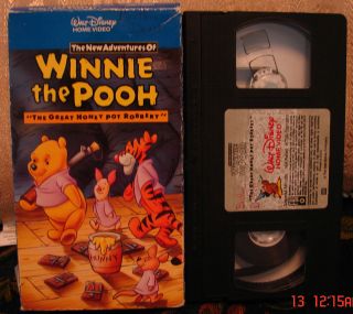   of Winnie The Pooh THE GREAT HONEY POT ROBBERY Vhs VIDEO V.1 RARE