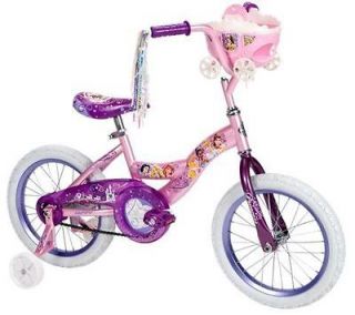   Princess Hearts and Crowns 16 Huffy Girls Bicycle with Doll Carrier