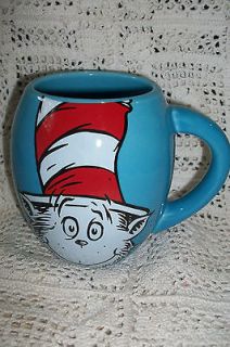   Cat in the Hat Lg 18oz Ceramic Coffee Tea Mug Cup Hot Cold Tumbler