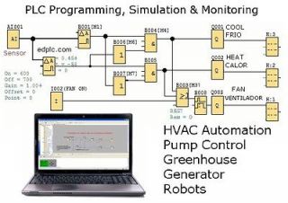 PLC Control Software Programming, Simulator, Automation learning 