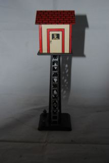 Vintage MARX Toys O Scale Model Metal Control Tower