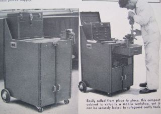 How to Build MECHANICS ROLLING METAL TOOL BOX CHEST CABINET 1941 DIY 