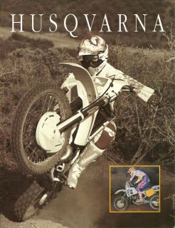 1991 HUSQVARNA MotorCycle Brochure 125WXE,250,260,350WXE,610,125WMX 