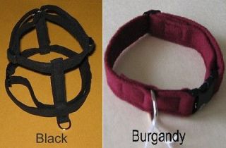 Package Sale*~ Soft Fleece Harness & Collar for Small Dogs   FREE 