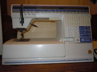 Husqvarna #1 embroidery and sewing machine, embroidery software