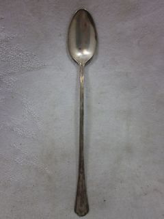   & Barton Silverplated Silverware B & O Railroad Ice Tea Spoon 7.75