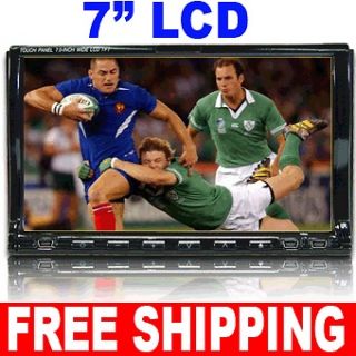 LCD CAR IN DASH TV MONITOR VCD DVD IPOD PLAYER G718