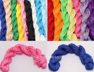 Candy Color Premium Nylon Macrame Cord Thread made a bracelet by 