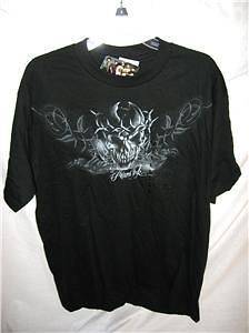 MIAMI INK SKULL T SHIRT SIZE LARGE NWT