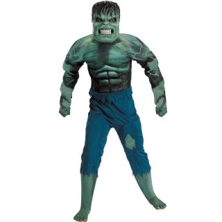 Boys Incredible Hulk Costume Green Mask Kids Childs Halloween Suit 