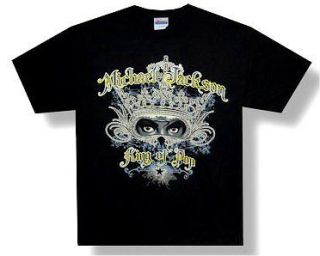   JACKSON   MASQUERADE KING OF POP BLACK T SHIRT   NEW ADULT MEDIUM M