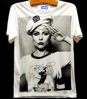 BLONDIE PoPEye Sailor 80s Indie VTG Punk Rock T Shirt S