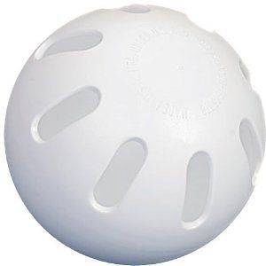 Unique Sports Hot Glove Official Whiffle Ball, Plastic Baseball Indoo 