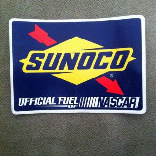 Sunoco Official Fuel of NASCAR Racing Sticker Decal   Great 
