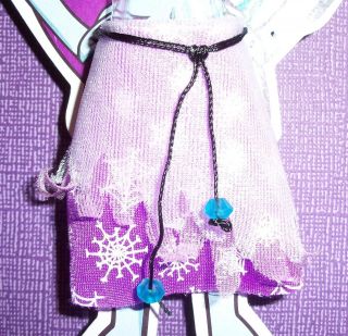 MONSTER HIGH ABBY BOMINABLE DOLL FASHION PAC LAVENDER SKIRT NEW